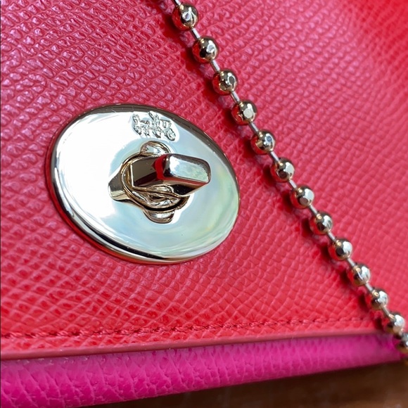 NWOT!! Coach chain slim crossbody wallet - Picture 6 of 11